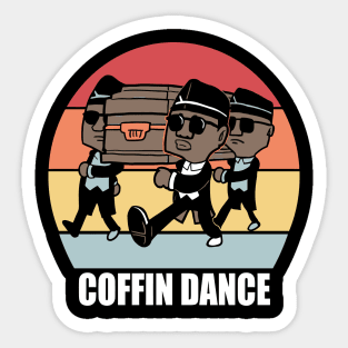 Coffin Dancing Pallbearers Sticker